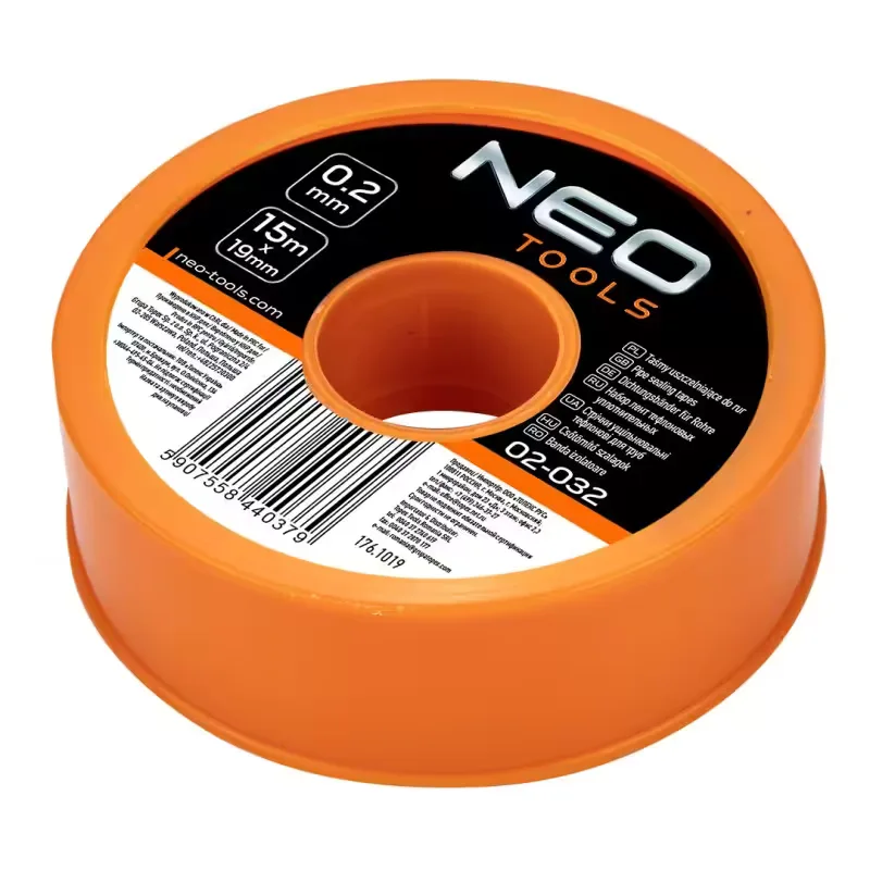 BANDA TEFLON 15 M X 19 MM X 0.2 MM (02-032)