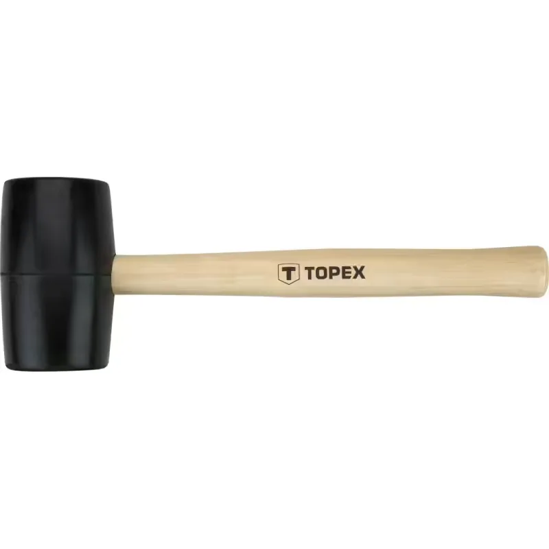 CIOCAN CAUCIUC FI=50 MM 340 G MAN LEMN (02A343)