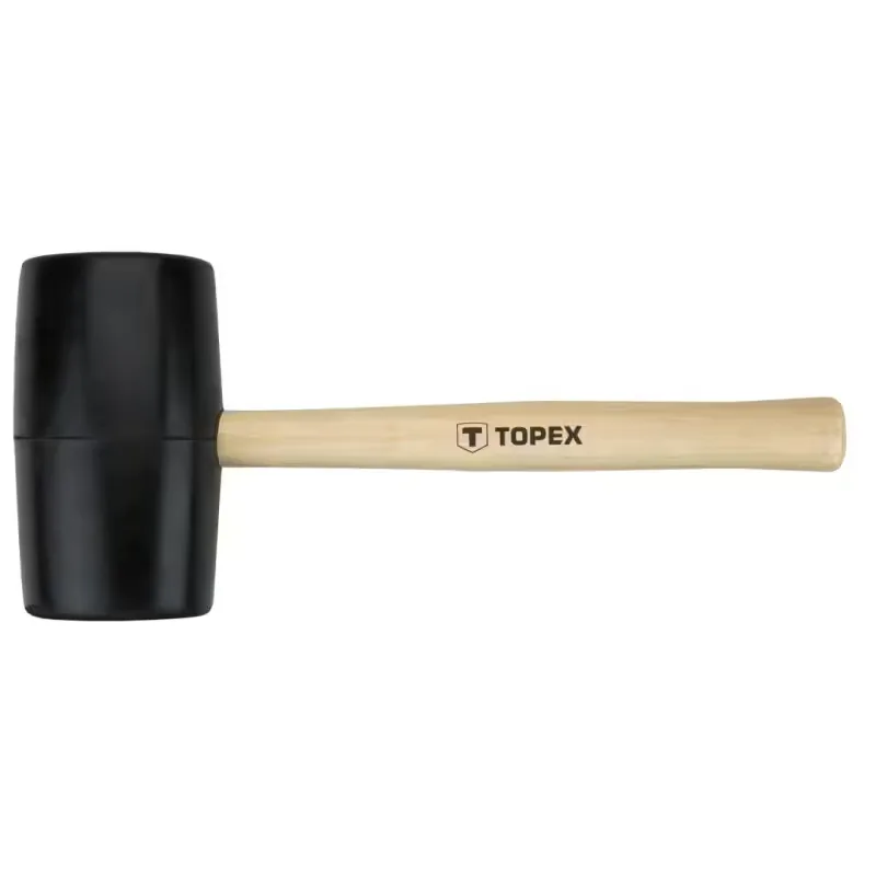 CIOCAN CAUCIUC FI=72 MM 900 G MAN LEMN (02A347)