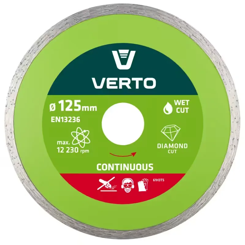 DISC DIAMANTAT 125X22 MM COMPLET VERTO (61H3T5)