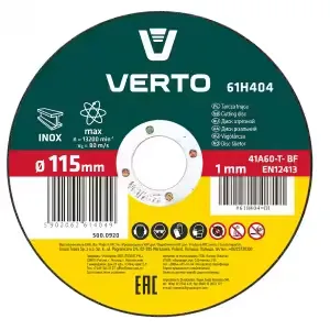 DISC TAIERE METAL 115X1.0X22.2MM VERTO (61H404)