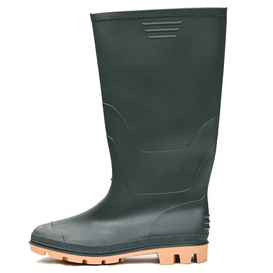 CIZME PVC GINOCCHIO VERDE