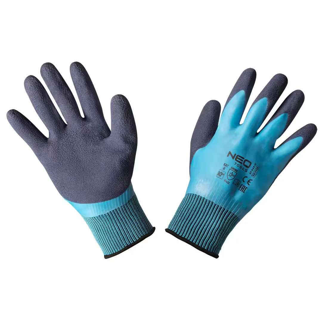 MANUSI LUCRU, POLIESTER CU LATEX (2 STRATURI)