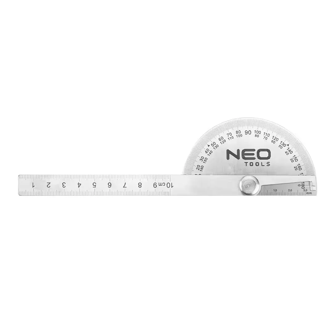 RAPORTOR CU RIGLA 100MM,OTEL INOXIDABIL (72-320)