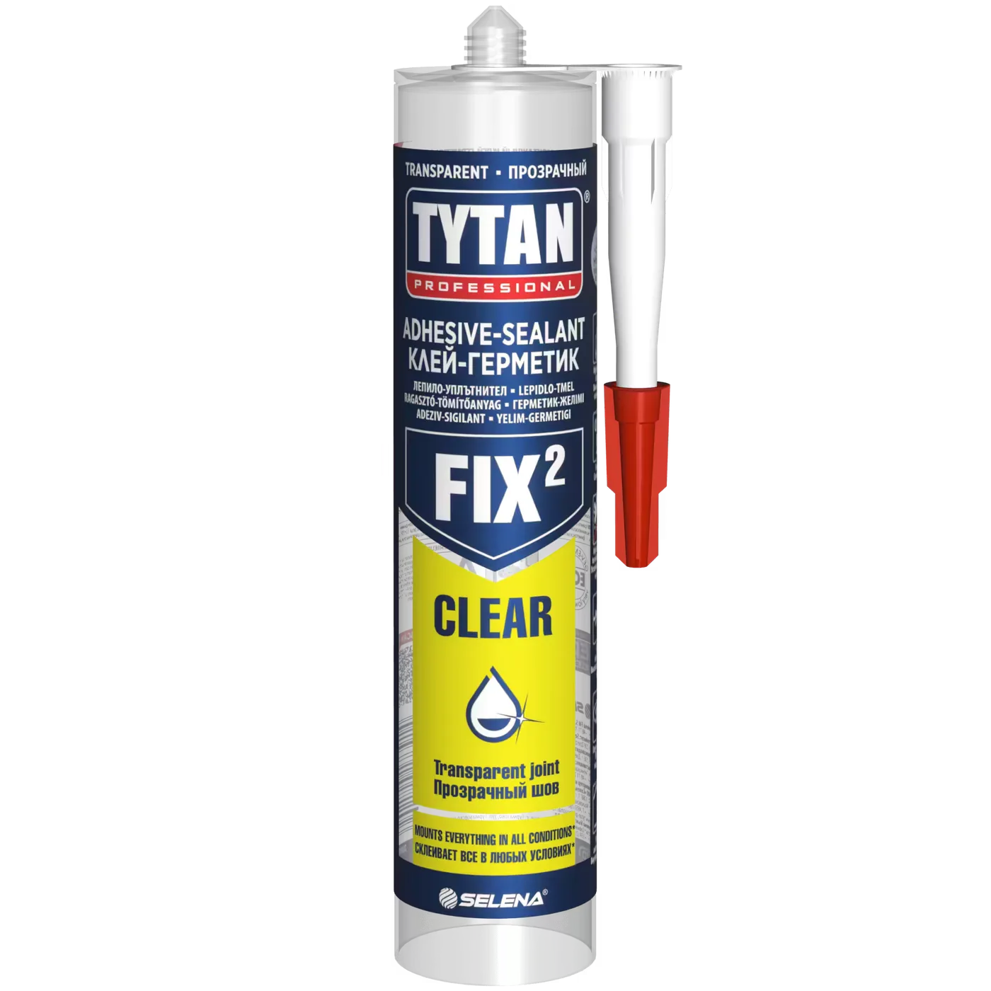 TYTAN FIX2 CLEAR ADEZIV MONTAJ TRANSPARENT 290ML