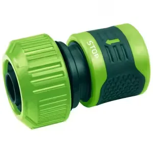 Conector cu stop VERTO 3/4" bimat
