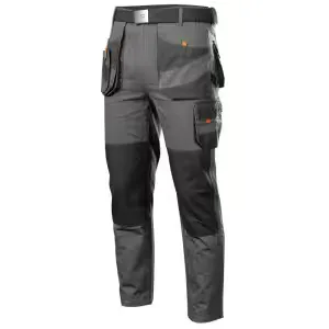 Pantaloni de lucru bumbac slim, 100% bumbac, marimea l (81-325-L)