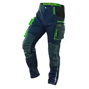 Pantaloni de lucru premium, 62% bumbac, 35% poliester, 3% elastan, marimea xxl (81-226-XXL)
